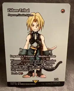 MTG Final Fantasy Through the Ages Zidane Tribal Ragavan 0043 Regular Showcase - Image 1