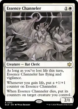 MTG Essence Channeler Bloomburrow Rare Creature Bat Cleric NM - Image 2