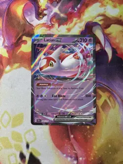 Latias ex 076/191 Double Rare Surging Sparks Pokemon Near Mint - Image 1
