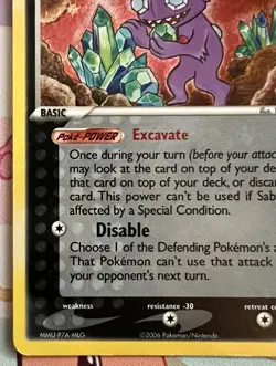 Sableye 10/100 Ex Crystal Guardians Holo Pokemon TCG Lightly Played - Image 5