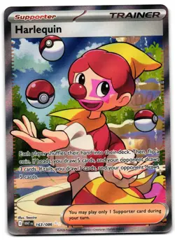 Harlequin 163/086 - White Flare Ultra Rare Pokemon TCG - M/LP Card - Image 1