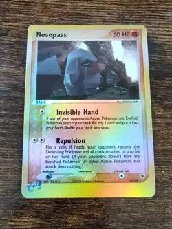 Nosepass 18/109 EX Ruby & Sapphire Reverse Holo Pokemon - Image 1