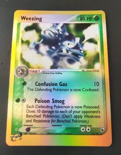 Pokemon EX Ruby and Sapphire Weezing 24/109 Reverse Holo NM-MINT - Image 1