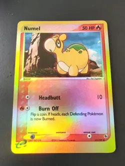 Pokemon EX Ruby and Sapphire Numel 61/109 Reverse Holo NM-MINT - Image 1
