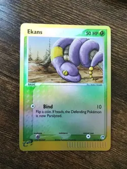 Pokemon Ekans 64/100 EX Sandstorm Reverse Holo Rare NM-M - Image 1