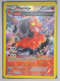 Pokemon TCG Magcargo (Omega) 24/160 XY-Primal CLash (PRC) Reverse Holo LP - Image 1