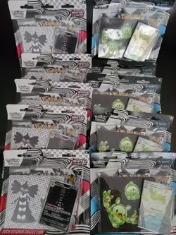 Pokemon Black Bolt and White Flare Tech Sticker Collection Lot of 10 - Image 1