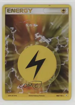 Lightning Energy Reverse Foil Pokemon EX Holon Phantoms #108 2006 - Image 1