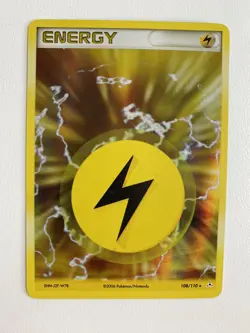 Pokemon TCG Lightning Energy EX Holon Phantoms 108/110 Holo Holo Rare LP - Image 1