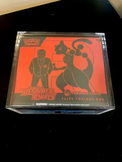 Destined Rivals Pokemon Center Exclusive Elite Trainer Box ETB w/ Acrylic Case - Image 1