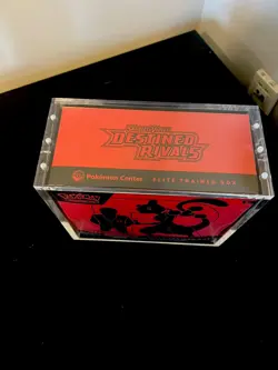 Destined Rivals Pokemon Center Exclusive Elite Trainer Box ETB w/ Acrylic Case - Image 5