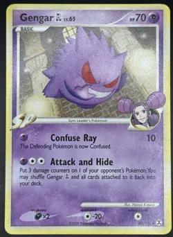 Pokemon TCG Gengar Rising Rivals Regular Rare Pokemon 40/111 LP+ - Image 1