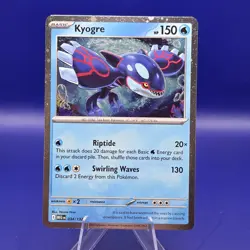 Kyogre 034/132 Cosmos Holo Knock Out Collection Box Promo Pokemon NM - Image 1