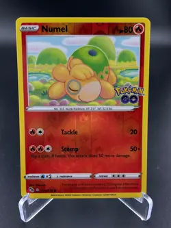 Numel 013/078 DITTO Reverse Holo Pokemon GO Pokemon NM Unpeeled - Image 1