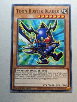 Toon Buster Blader - LDS1-EN065 - Common - 1st Edition - Yugioh - Image 1