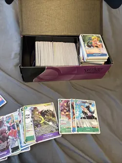 One Piece CCG 200 Bulk Card Lot includes foil SR Cards English Nm Op13 Op14 Eb03 - Image 2