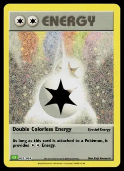 Double Colorless Energy (CLV) 032/034 Trading Card Game Classic Holo #1 - Image 1