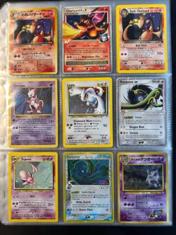 Lot of 270 ALL HOLO Vintage Pokemon Card Binder Collection - Image 2
