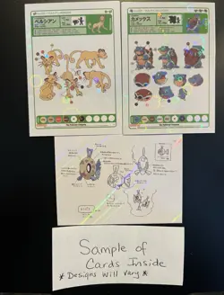 Pokemon Concept Art Polaroid Cards - Rare Chinese - Pack Art May Vary - Image 5