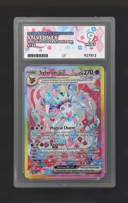 Sylveon EX 156/131 SIR Ace 9 Mint Pokemon TCG Prismatic Evolutions Card - Image 1