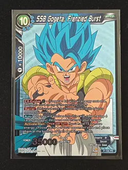 Dragon Ball Super Card Game SSB Gogeta, Frenzied Burst Promo Foil Card P-104 - Image 1