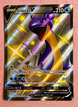 Lapras V | SV110/SV122 | Shining Fates Shiny Vault | 2021 Pokemon Card Rare | NM - Image 1