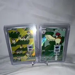 Pokemon Pidgey & Pidgeotto OBF 207/197 208/197 Holo English Cards Lot - Image 1