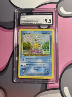 Squirtle Pokemon TCG Classic 001/034 CGC 9.5 2023 Holo Trading Card - Image 1