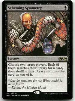 4x Scheming Symmetry #113 (NM) Core Set 2020 M20 Magic MTG - Image 1