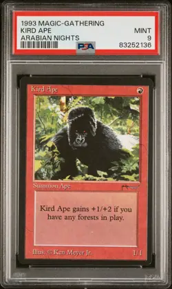 Kird Ape - Arabian Nights - MTG - Mint - PSA 9. See store for more MTG. - Image 1