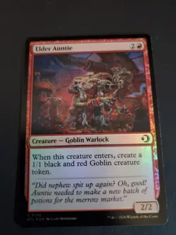 MTG - Elder Auntie (Foil) - Lorwyn Eclipsed NM/M ECL - Image 1