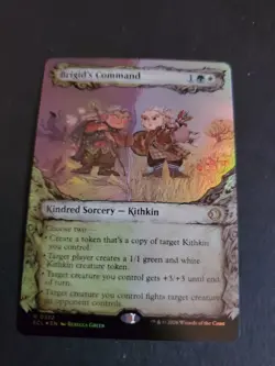 Brigid's Command Foil Showcase R #0332 MTG Lorwyn Eclipsed M/NM ECL - Image 1