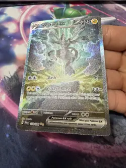*FIXABLE CARD* 2025 POKEMON BLACK BOLT SPECIAL ILLUSTRATION RARE #166 ZEKROM EX - Image 2