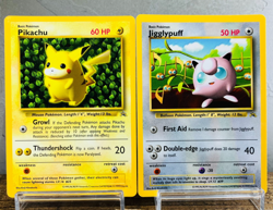 (MP) IVY Pikachu Jigglypuff Corocoro 1999 Glossy English Grey Star Promo Pokemon - Image 1