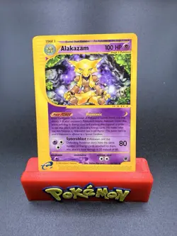 Pokemon TCG Alakazam Expedition Base Set 33/165 Regular Rare - NM - Image 1