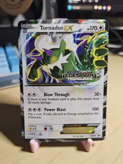 Pokemon Tornadus EX Prerelease Black and White Legendary Treasures Stamped BW96 - Image 1