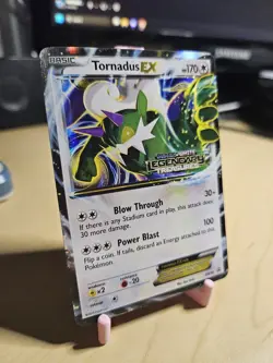 Pokemon Tornadus EX Prerelease Black and White Legendary Treasures Stamped BW96 - Image 2