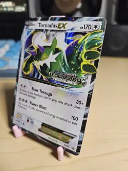 Pokemon Tornadus EX Prerelease Black and White Legendary Treasures Stamped BW96 - Image 3