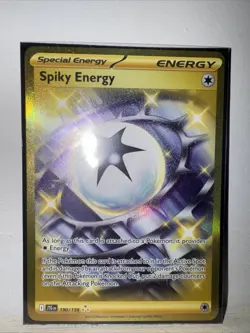 Pokemon TCG: Spiky Energy 190/159 Journey Together Secret Rare Gold - Image 1