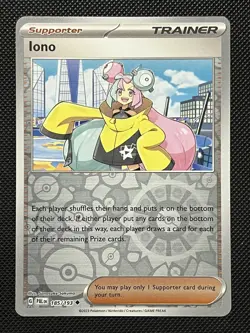 Pokemon Paldea Evolved - Iono - 185/193 - Uncommon REVERSE Holo - M/NM - Image 2