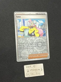 Pokemon Paldea Evolved - Iono - 185/193 - Uncommon REVERSE Holo - M/NM - Image 3