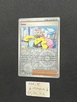 Pokemon Paldea Evolved - Iono - 185/193 - Uncommon REVERSE Holo - M/NM - Image 4