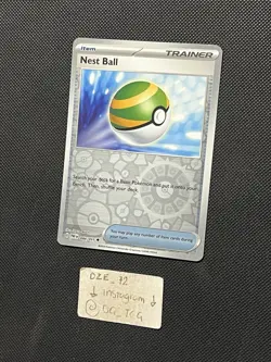 Pokemon Paldean Fates - Nest Ball - 084/091 - REVERSE HOLO Uncommon - M/NM - Image 4