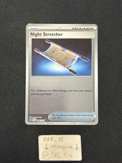 Pokemon Ascended Heroes - Night Stretcher - 196/217 - Reverse Holo - M/NM - Image 1