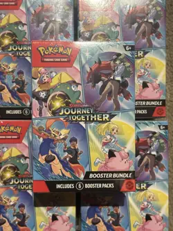 6x Pokemon TCG: Journey Together Booster Bundle (6 Booster Packs) - Image 2