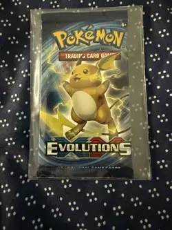 Pokemon XY Evolutions Booster Pack - Raichu Artwork - New & Sealed - Image 1