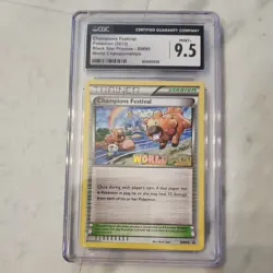 Pokemon Champions Festival BW95 World Championships 13 Black Star STAFF Promo LP - Image 1