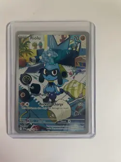 Riolu #215/198 Scarlet & Violet S&V NM/Near Mint Pokemon 2023 - Image 1