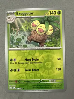 Pokemon TCG * SV Prismatic Evolutions * 2/131 Exeggutor U REVERSE HOLO* FRESH PK - Image 1