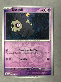 Pokemon TCG * SV Prismatic Evolutions * 35/131 Duskull C REVERSE HOLO * FRESH PK - Image 1
